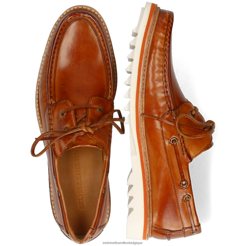 Melvin & Hamilton Hommes poussière 4 R44228710 Chaussure bateau brun