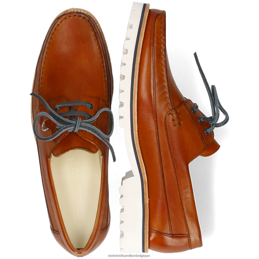Melvin & Hamilton Hommes poussière 6 R44228706 Chaussure bateau brun