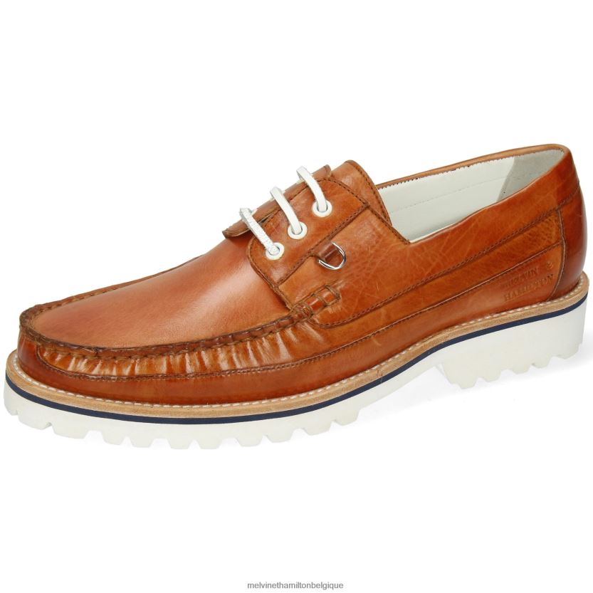 Melvin & Hamilton Hommes poussière 6 R44228714 Chaussure bateau brun clair