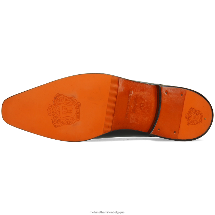 Melvin & Hamilton Hommes Louis 52 R44228341 chaussures de moine noir