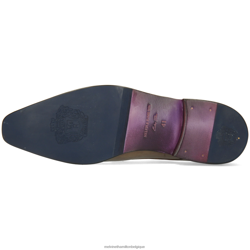 Melvin & Hamilton Hommes lance 10 R44228331 chaussures de moine gris