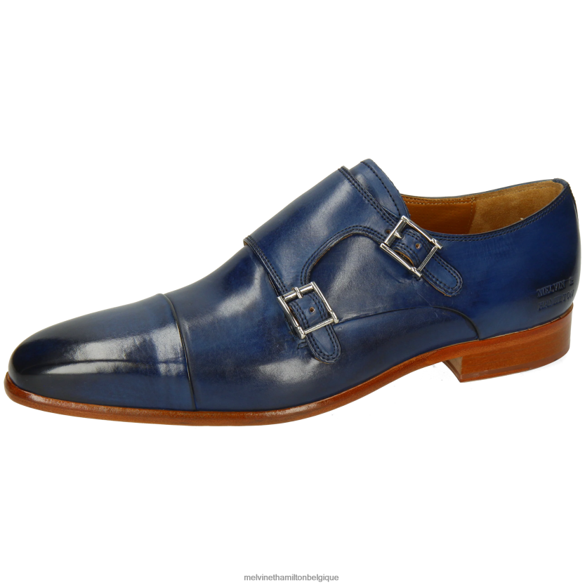 Melvin & Hamilton Hommes lance 1 R44228326 chaussures de moine bleu