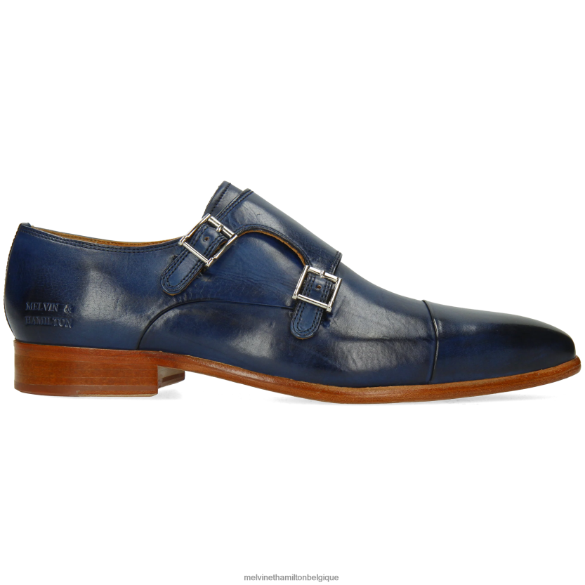 Melvin & Hamilton Hommes lance 1 R44228326 chaussures de moine bleu