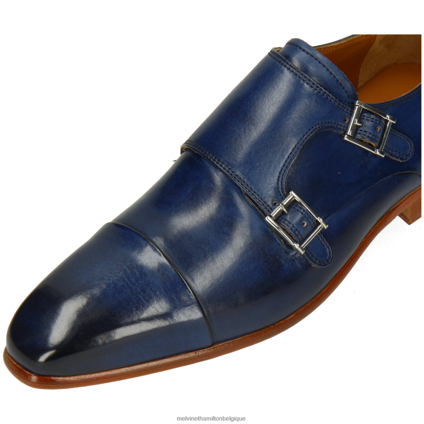 Melvin & Hamilton Hommes lance 1 R44228326 chaussures de moine bleu