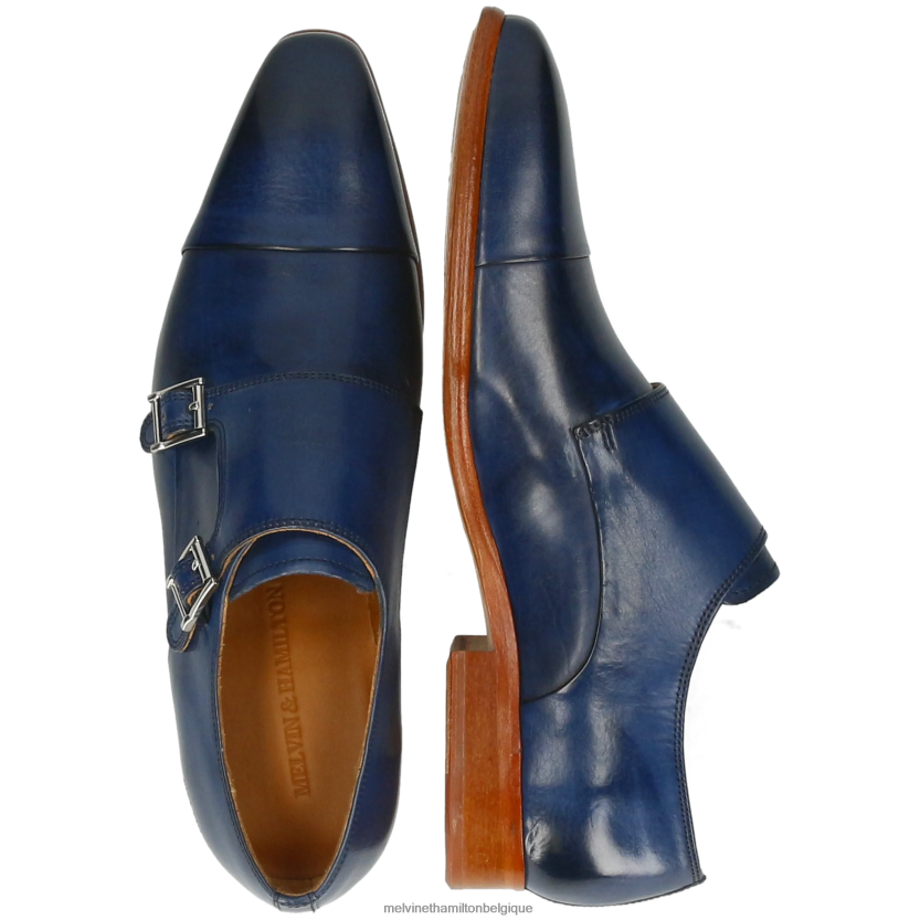Melvin & Hamilton Hommes lance 1 R44228326 chaussures de moine bleu