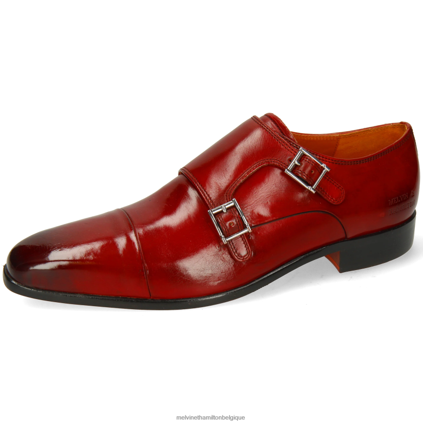 Melvin & Hamilton Hommes lance 1 R44228327 chaussures de moine rouge