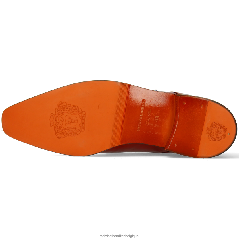 Melvin & Hamilton Hommes lance 1 R44228327 chaussures de moine rouge