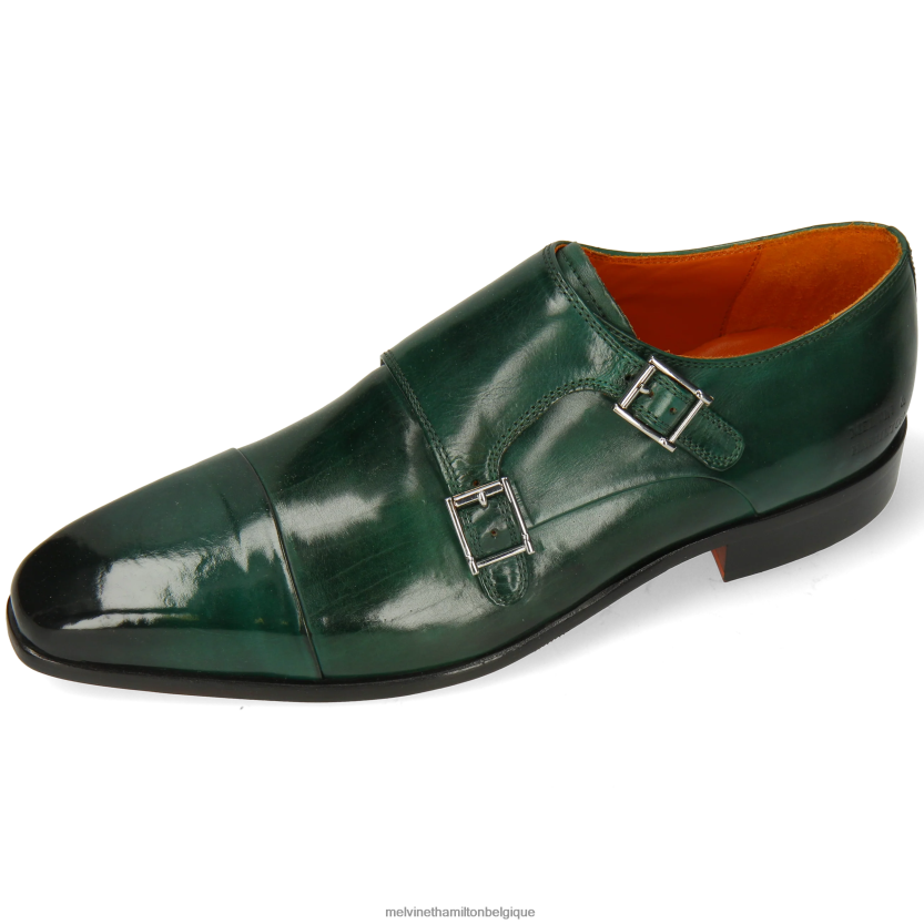 Melvin & Hamilton Hommes lance 1 R44228328 chaussures de moine vert