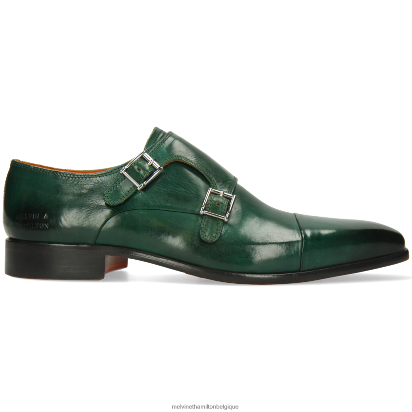 Melvin & Hamilton Hommes lance 1 R44228328 chaussures de moine vert