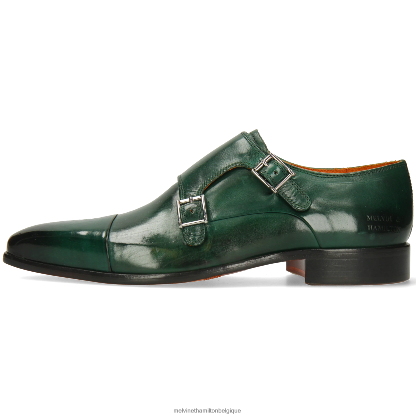 Melvin & Hamilton Hommes lance 1 R44228328 chaussures de moine vert