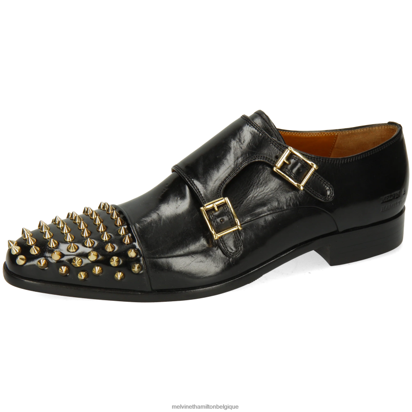 Melvin & Hamilton Hommes lance 1 R44228343 chaussures de moine noir