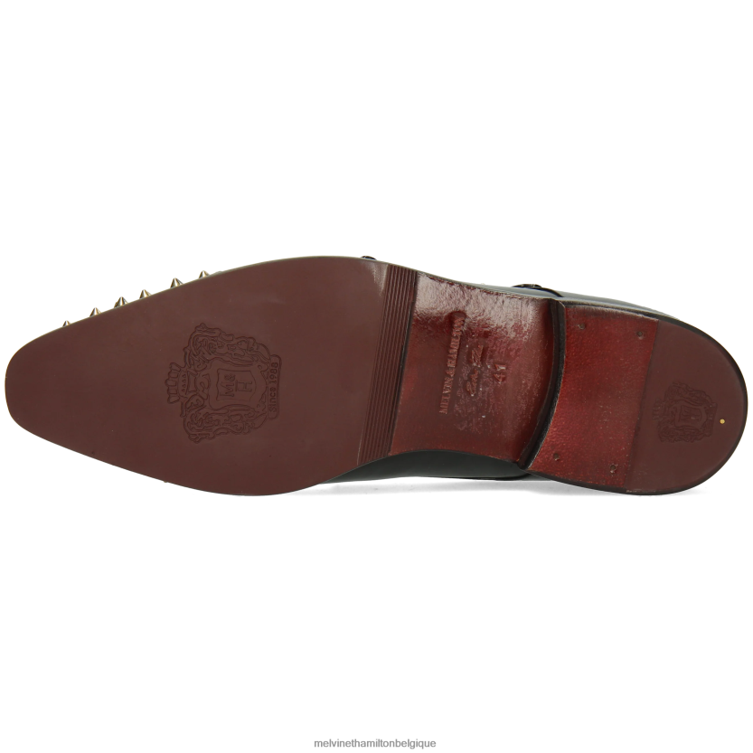 Melvin & Hamilton Hommes lance 1 R44228343 chaussures de moine noir