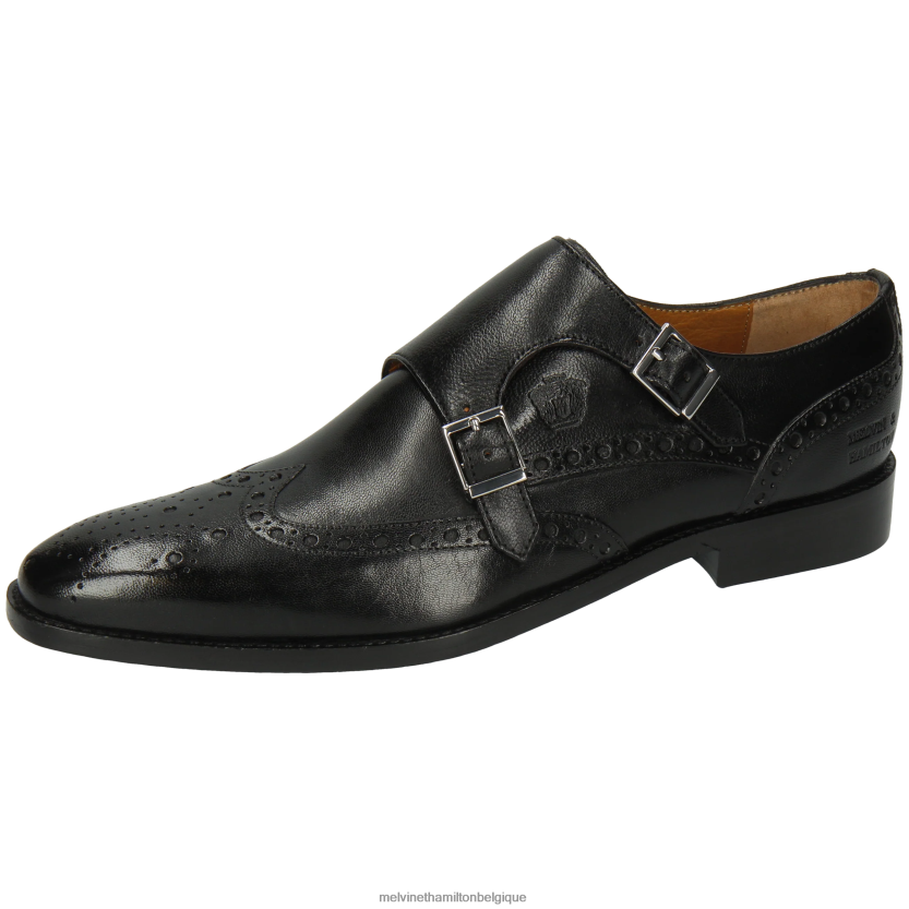 Melvin & Hamilton Hommes martine 2 R44228352 chaussures de moine noir