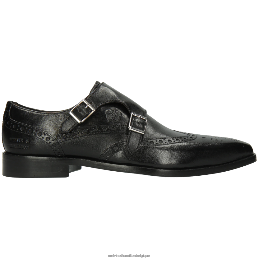 Melvin & Hamilton Hommes martine 2 R44228352 chaussures de moine noir