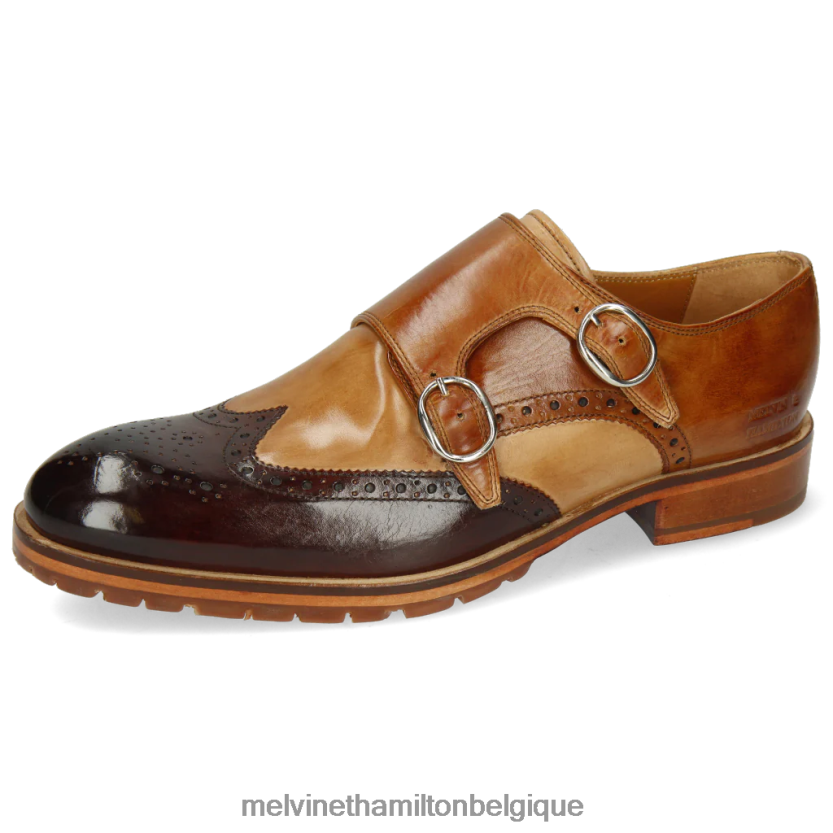 Melvin & Hamilton Hommes patrick 24 R44228350 chaussures de moine brun