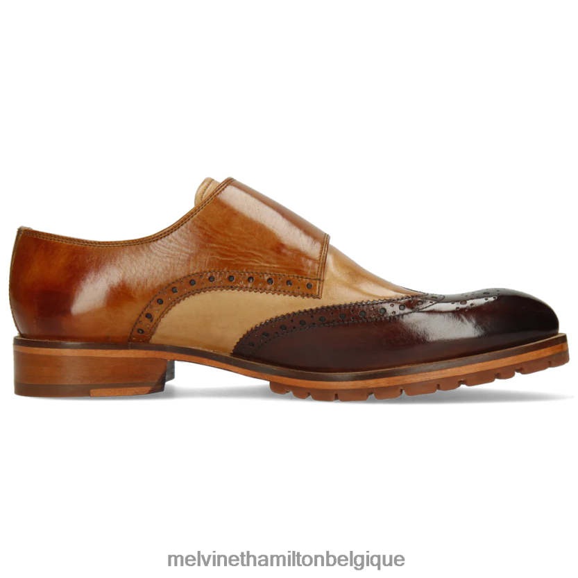 Melvin & Hamilton Hommes patrick 24 R44228350 chaussures de moine brun