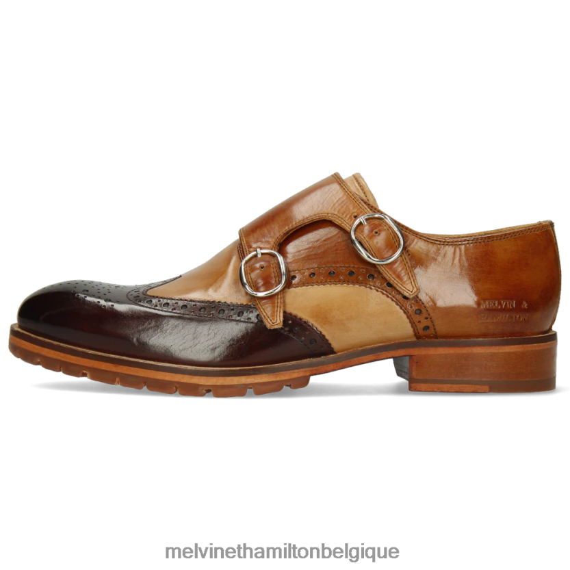 Melvin & Hamilton Hommes patrick 24 R44228350 chaussures de moine brun