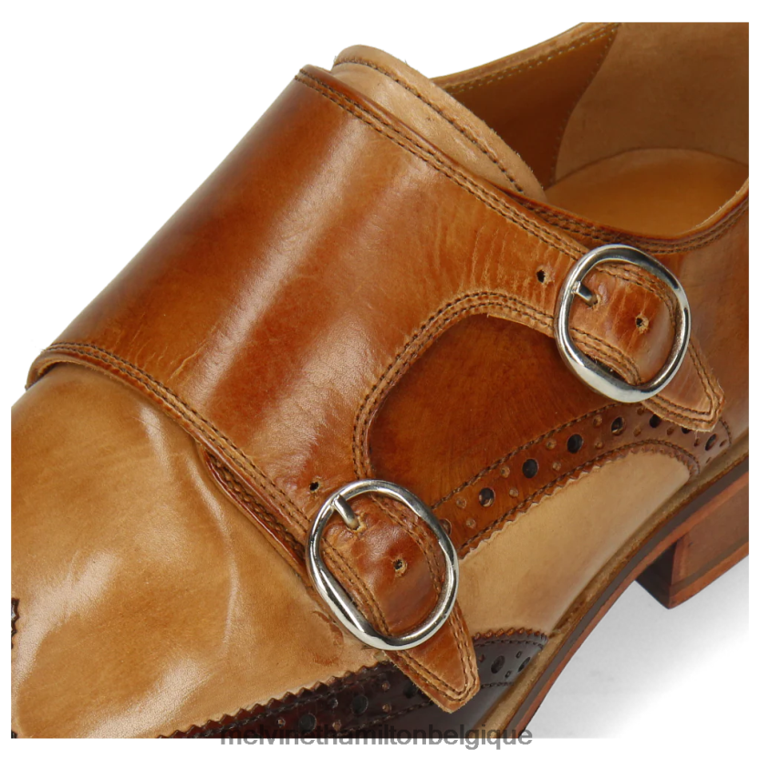 Melvin & Hamilton Hommes patrick 24 R44228350 chaussures de moine brun