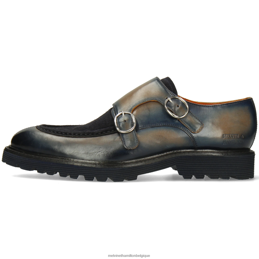 Melvin & Hamilton Hommes patrick 30 R44228338 chaussures de moine gris