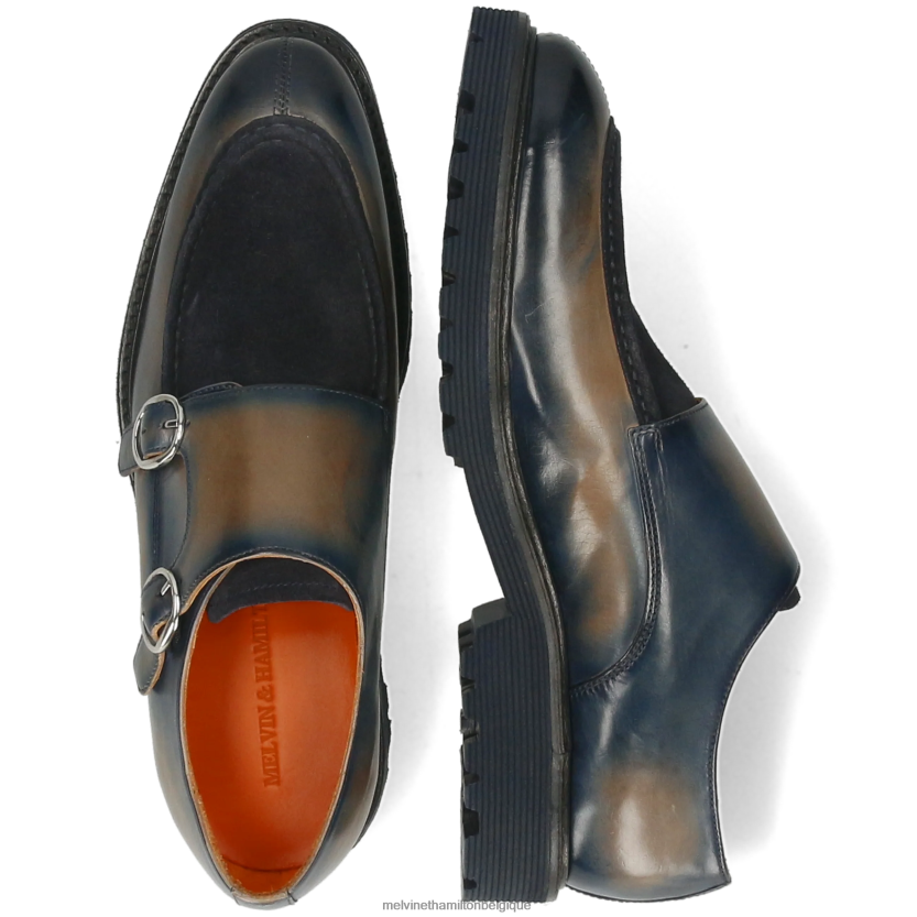 Melvin & Hamilton Hommes patrick 30 R44228338 chaussures de moine gris