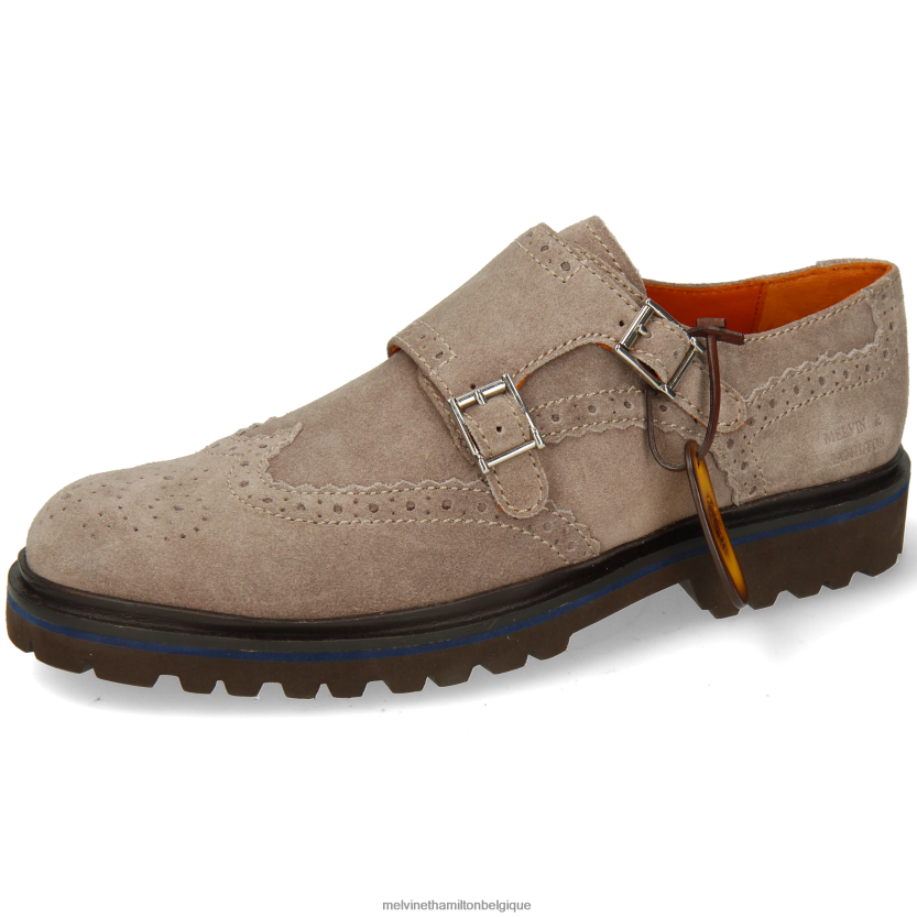 Melvin & Hamilton Hommes percer 25 R44228339 chaussures de moine gris