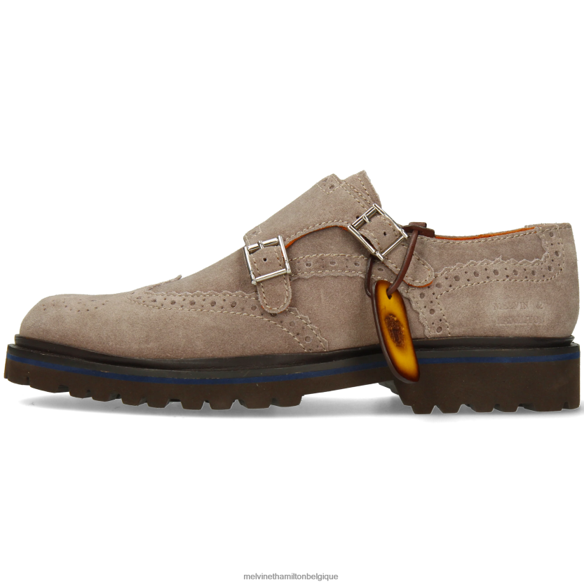 Melvin & Hamilton Hommes percer 25 R44228339 chaussures de moine gris