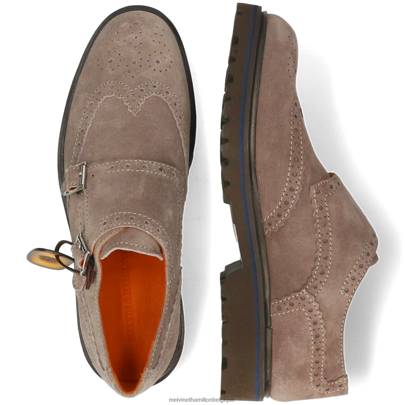 Melvin & Hamilton Hommes percer 25 R44228339 chaussures de moine gris