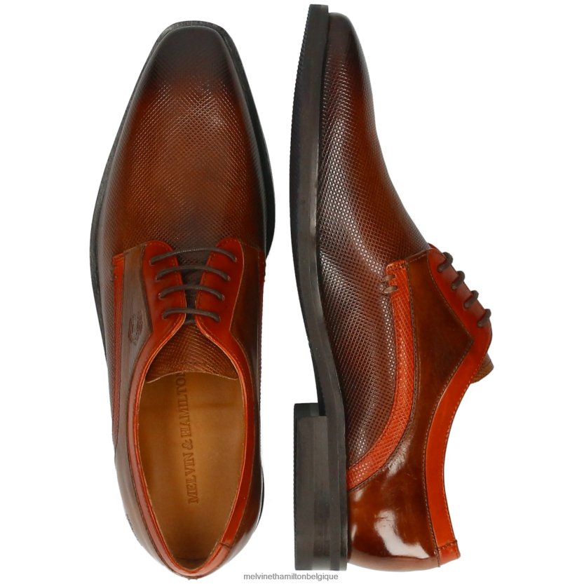 Melvin & Hamilton Hommes Alex 10 R44228443 chaussures derby brun