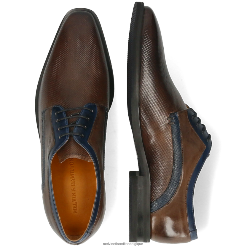 Melvin & Hamilton Hommes Alex 10 R44228447 chaussures derby gris
