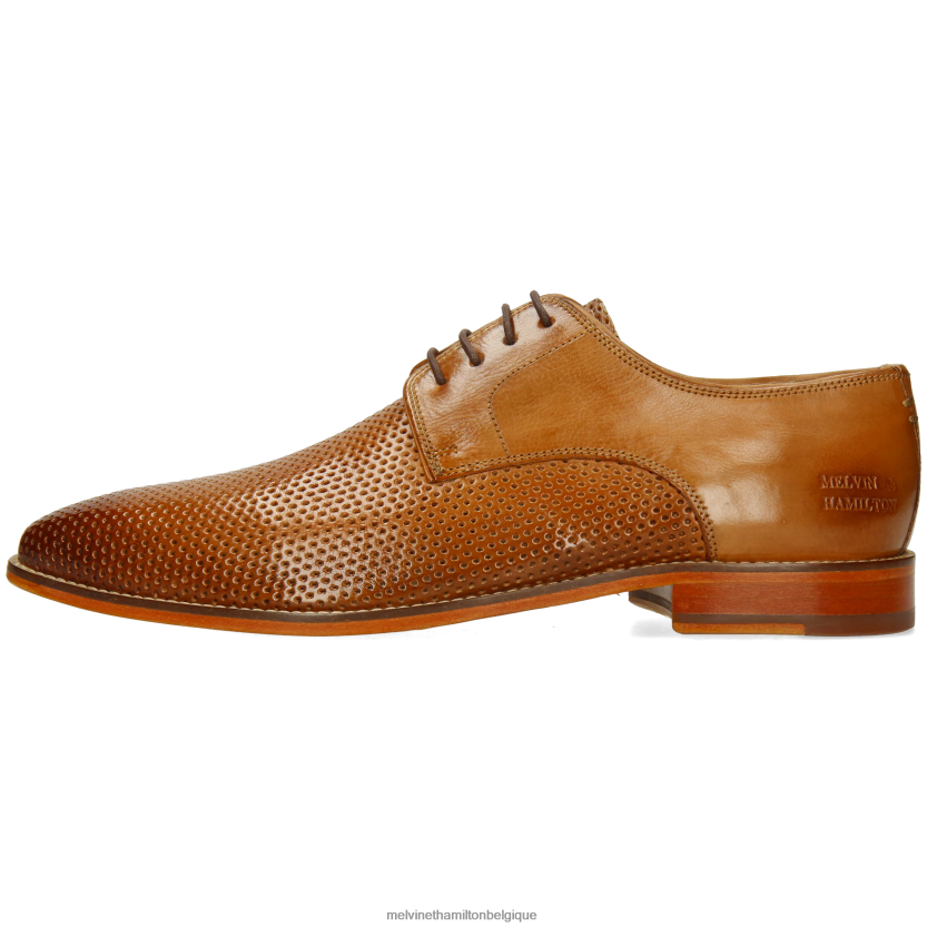 Melvin & Hamilton Hommes Alex 1 R44228497 chaussures derby brun clair