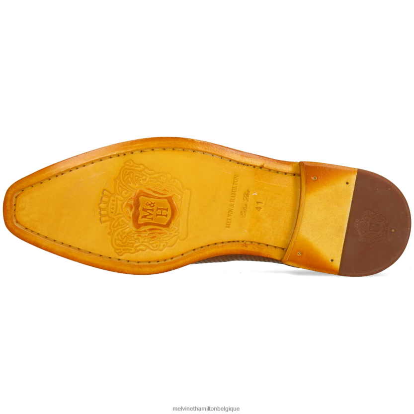 Melvin & Hamilton Hommes Alex 1 R44228497 chaussures derby brun clair