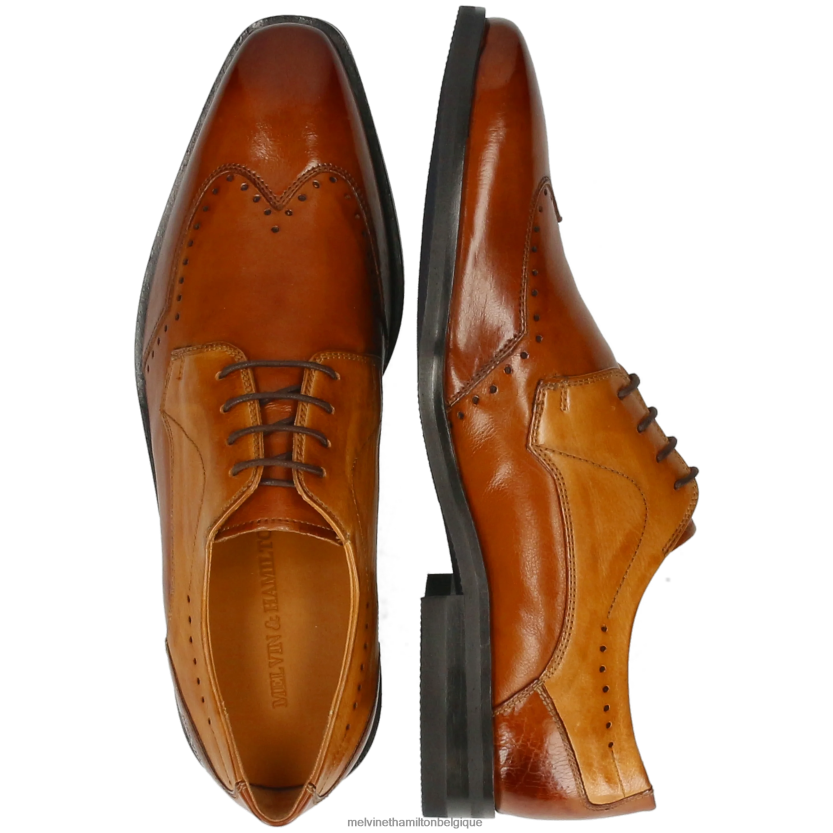 Melvin & Hamilton Hommes Alex 3 R44228431 chaussures derby brun