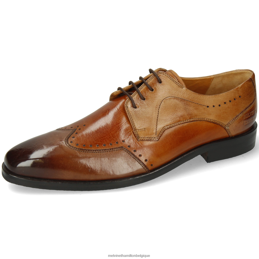 Melvin & Hamilton Hommes Alex 3 R44228492 chaussures derby brun clair