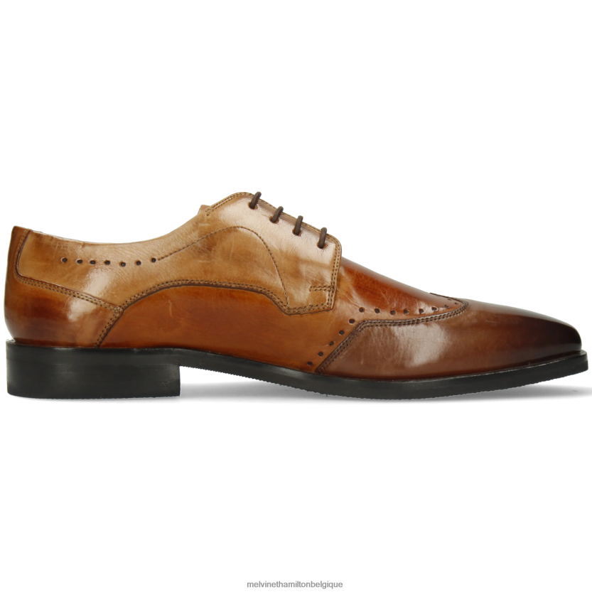 Melvin & Hamilton Hommes Alex 3 R44228492 chaussures derby brun clair