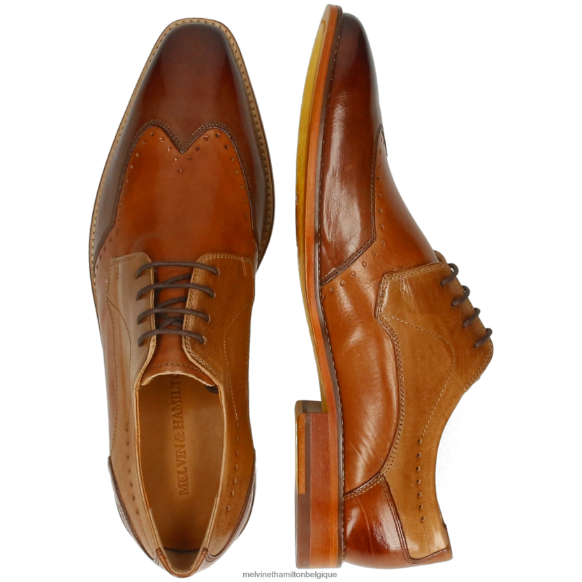 Melvin & Hamilton Hommes Alex 3 R44228502 chaussures derby brun