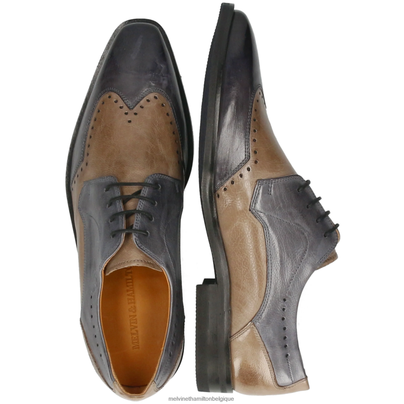 Melvin & Hamilton Hommes Alex 3 R44228520 chaussures derby multi