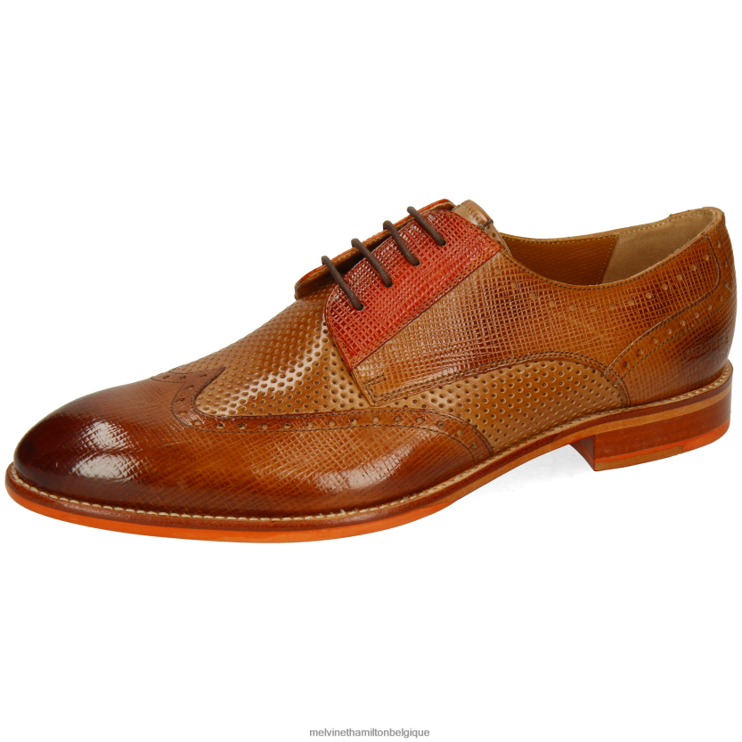 Melvin & Hamilton Hommes Bobby 1 R44228395 chaussures derby brun clair