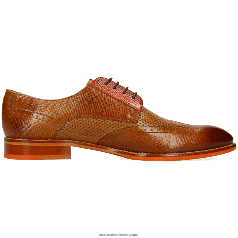 Melvin & Hamilton Hommes Bobby 1 R44228395 chaussures derby brun clair