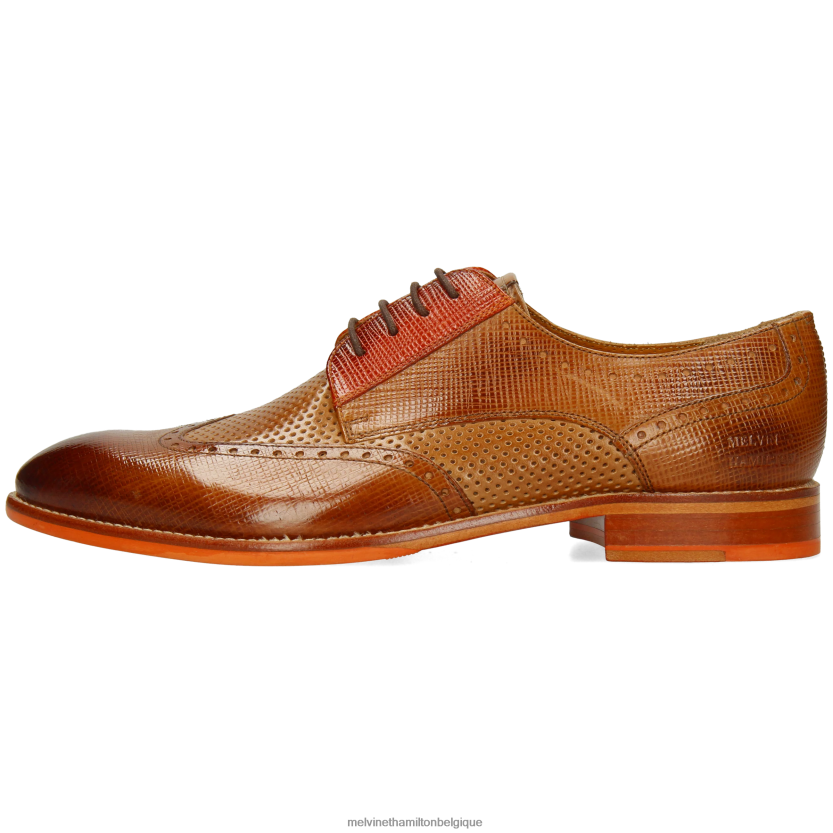 Melvin & Hamilton Hommes Bobby 1 R44228395 chaussures derby brun clair