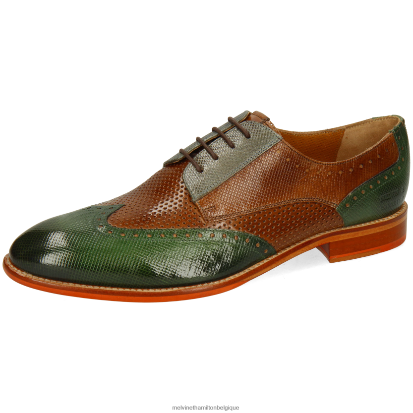 Melvin & Hamilton Hommes Bobby 1 R44228400 chaussures derby brun
