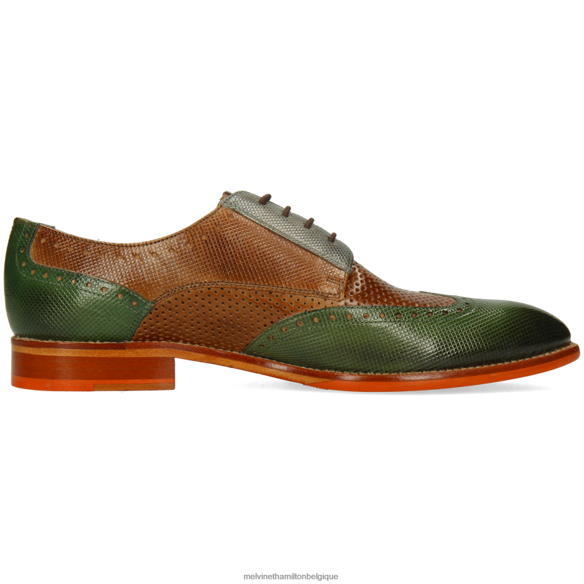 Melvin & Hamilton Hommes Bobby 1 R44228400 chaussures derby brun