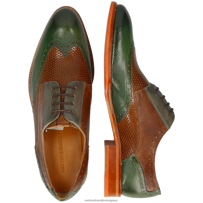 Melvin & Hamilton Hommes Bobby 1 R44228400 chaussures derby brun