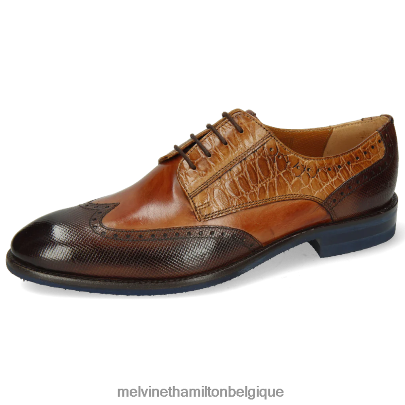 Melvin & Hamilton Hommes Bobby 1 R44228539 chaussures derby brun