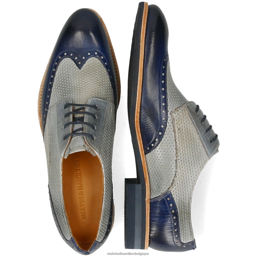 Melvin & Hamilton Hommes Bobby 1 R44228553 chaussures derby multi
