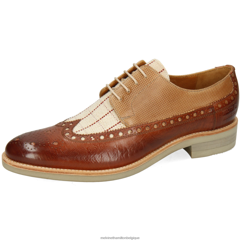 Melvin & Hamilton Hommes Clint 34 R44228484 chaussures derby brun