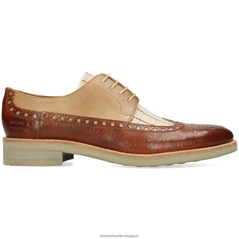 Melvin & Hamilton Hommes Clint 34 R44228484 chaussures derby brun