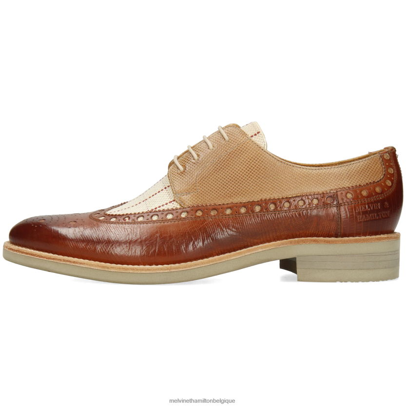 Melvin & Hamilton Hommes Clint 34 R44228484 chaussures derby brun