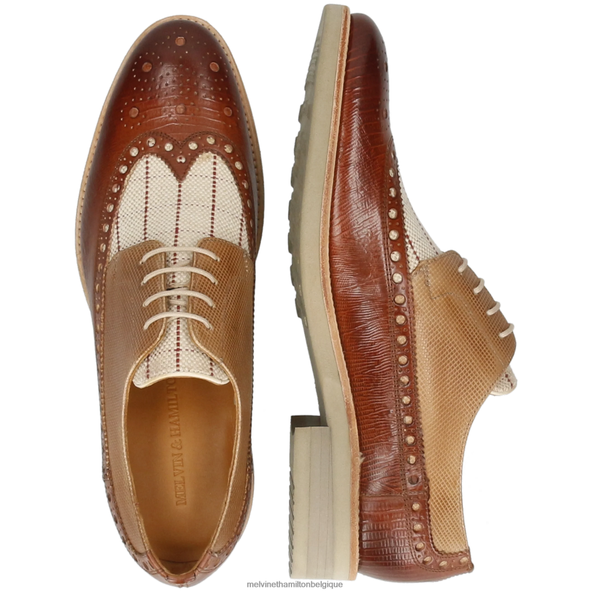 Melvin & Hamilton Hommes Clint 34 R44228484 chaussures derby brun