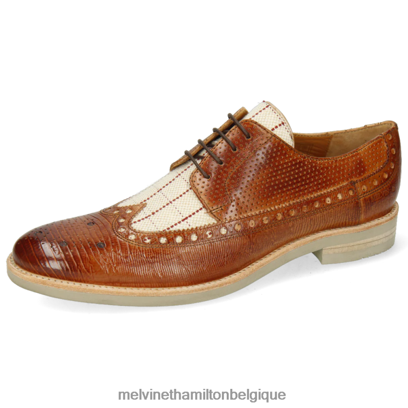 Melvin & Hamilton Hommes Clint 34 R44228540 chaussures derby brun clair
