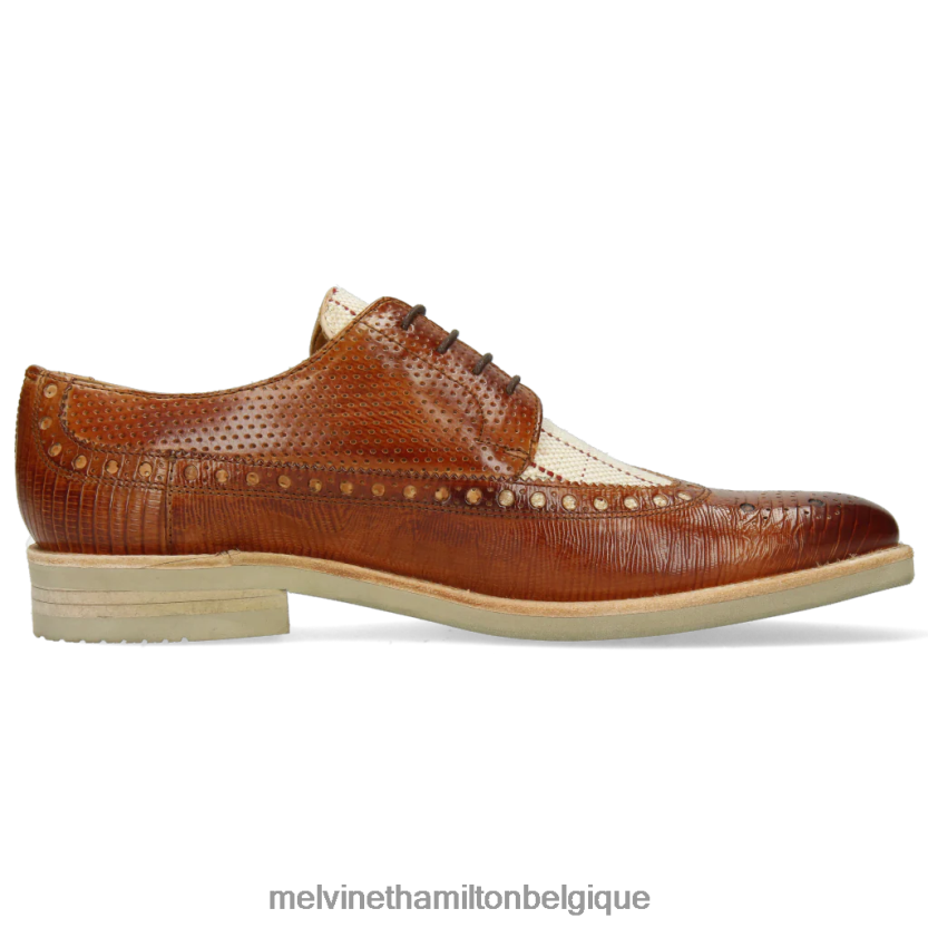 Melvin & Hamilton Hommes Clint 34 R44228540 chaussures derby brun clair